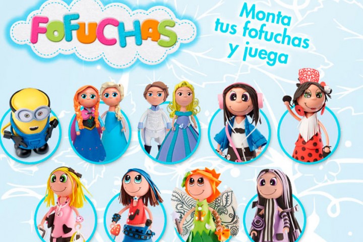 Diseña tus Fofuchas con Minions, Frozen o Cenicienta